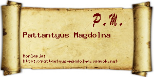 Pattantyus Magdolna névjegykártya